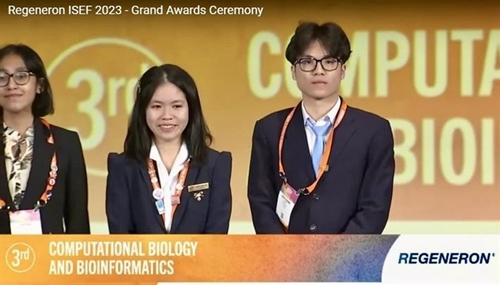 Học sinh Việt Nam đoạt giải ba hội thi khoa học kỹ thuật quốc tế